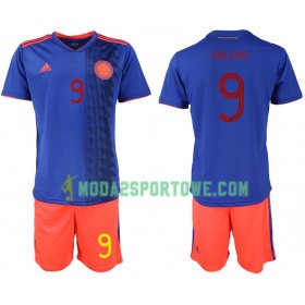 Koszulka Kolumbia FALCAO 9 Dziecięcy Wyjazdowe Stroje Piłkarskie Copa América 2019 Krótki Rękaw